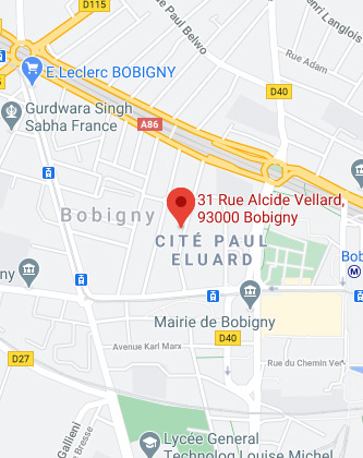 Plan d'accès à l'Office de Bobigny